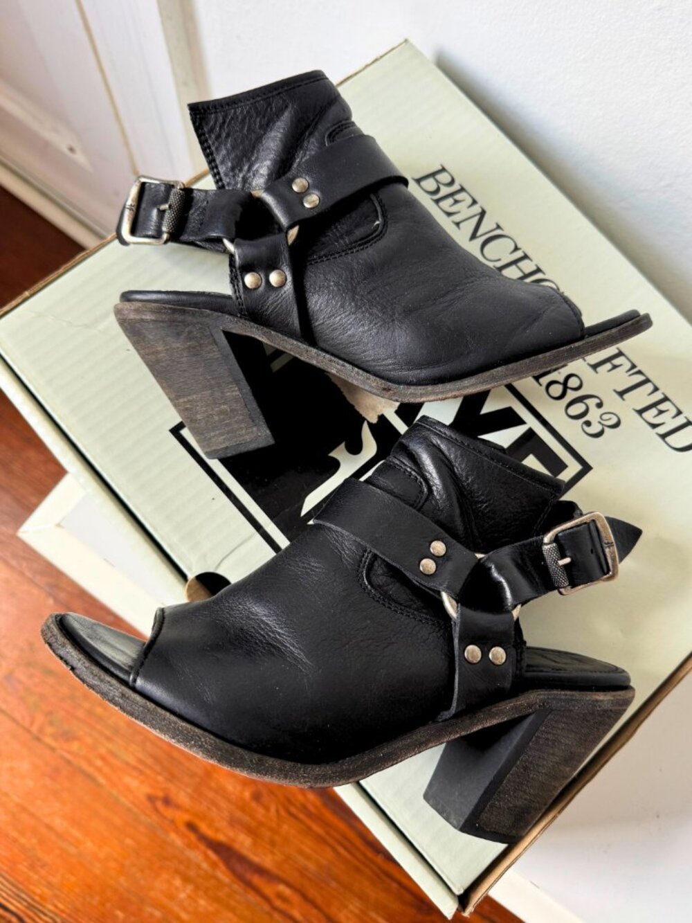 Frye Izzy Harness Sling Booties Size 8